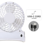 Holmes AeroBreeze 4” Rechargeable USB Desk Fan​