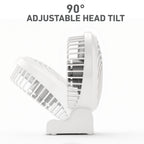 Holmes AeroBreeze 4” Rechargeable USB Desk Fan​