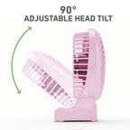 Holmes AeroBreeze 4” Rechargeable USB Desk Fan​