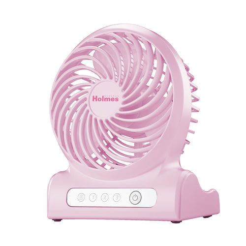 Holmes AeroBreeze 4” Rechargeable USB Desk Fan​