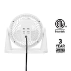 Holmes Blizzard 8 Inch Air Circulator Fan 3 Speed High Velocity Table Desk Fan