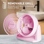 Holmes Blizzard 8 Inch Air Circulator Fan 3 Speed High Velocity Table Desk Fan