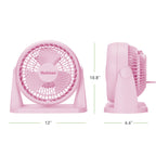 Holmes Blizzard 8 Inch Air Circulator Fan 3 Speed High Velocity Table Desk Fan