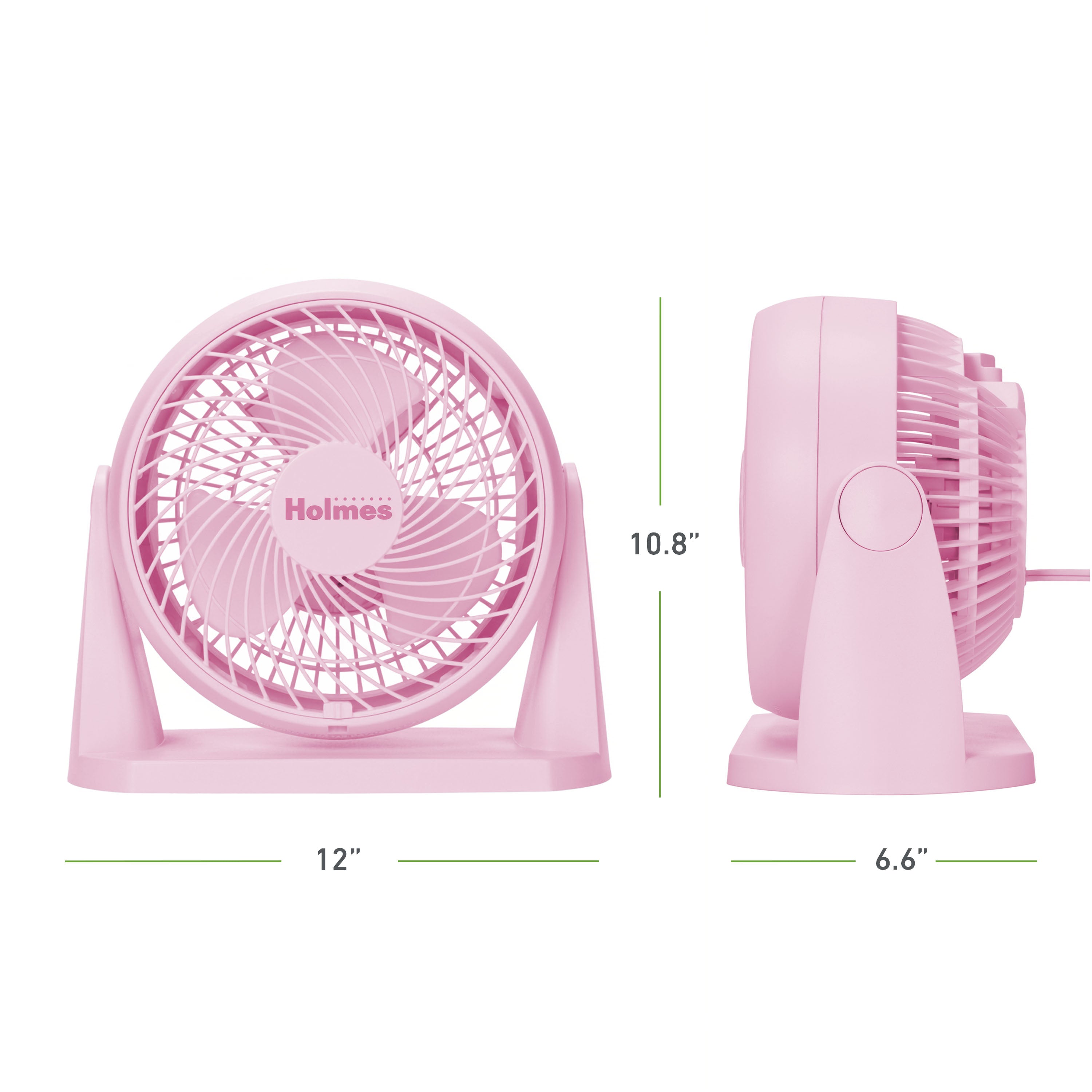 Holmes Blizzard 8 Inch Air Circulator Fan 3 Speed High Velocity Table Desk Fan