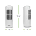 Holmes 13” MiniBreeze Desktop Tower Fan with CleanBreeze Black