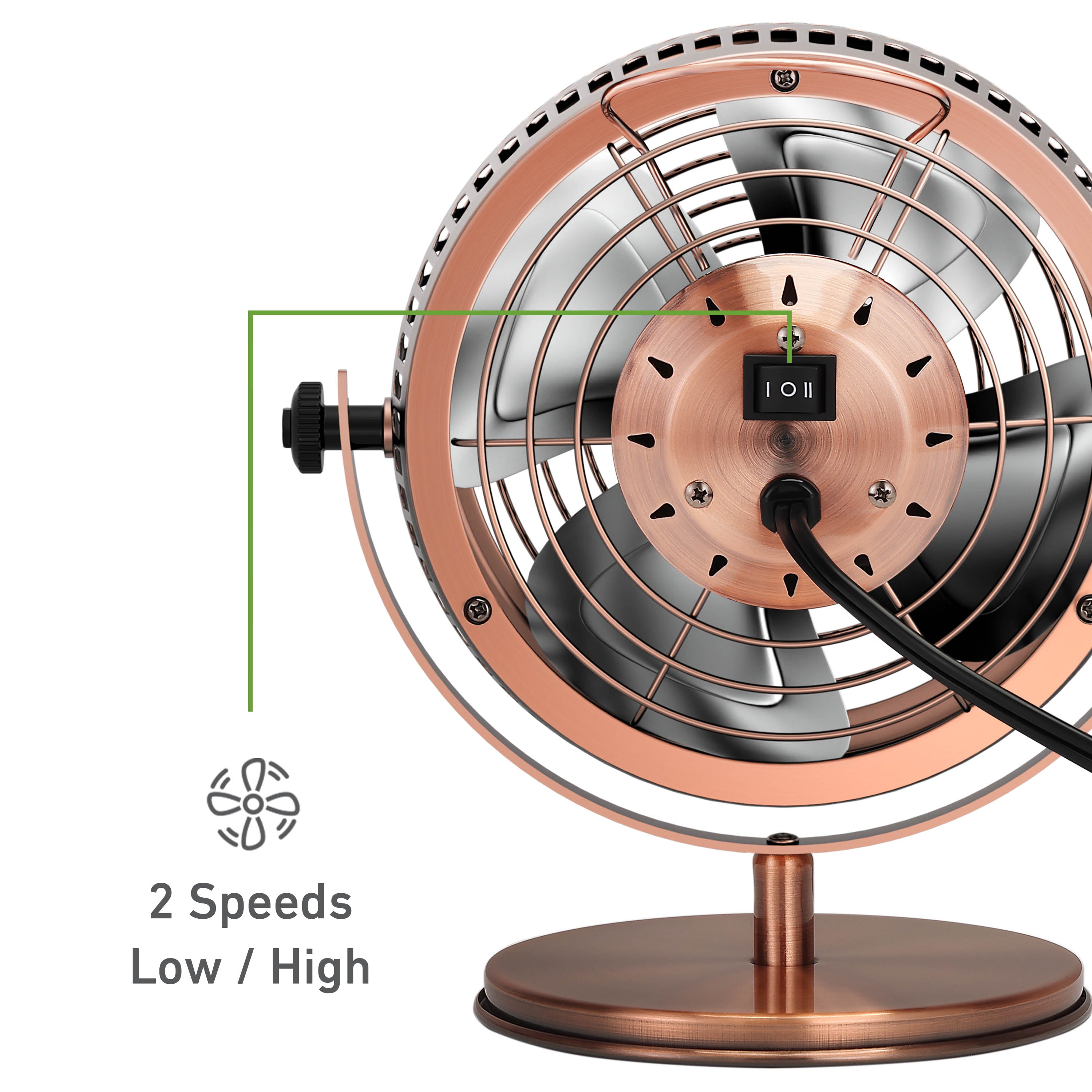 Holmes 6" Heritage Table Fan