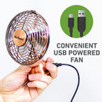 Holmes 4 Inch Mini Heritage USB Desk Fan
