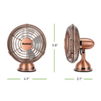 Holmes 4 Inch Mini Heritage USB Desk Fan