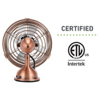 Holmes 4 Inch Mini Heritage USB Desk Fan