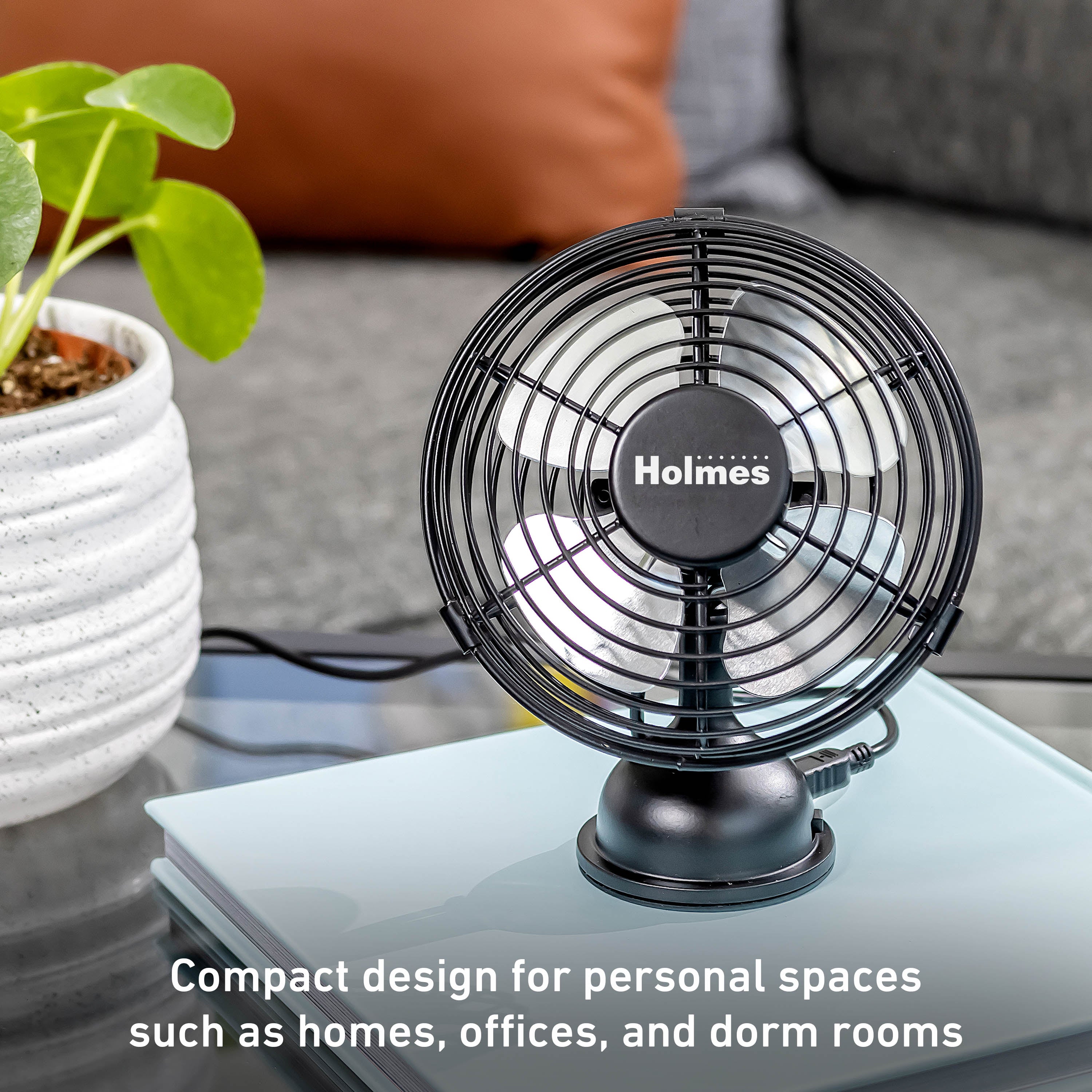 Holmes 4 Inch Mini Heritage USB Desk Fan