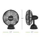 Holmes 4 Inch Mini Heritage USB Desk Fan