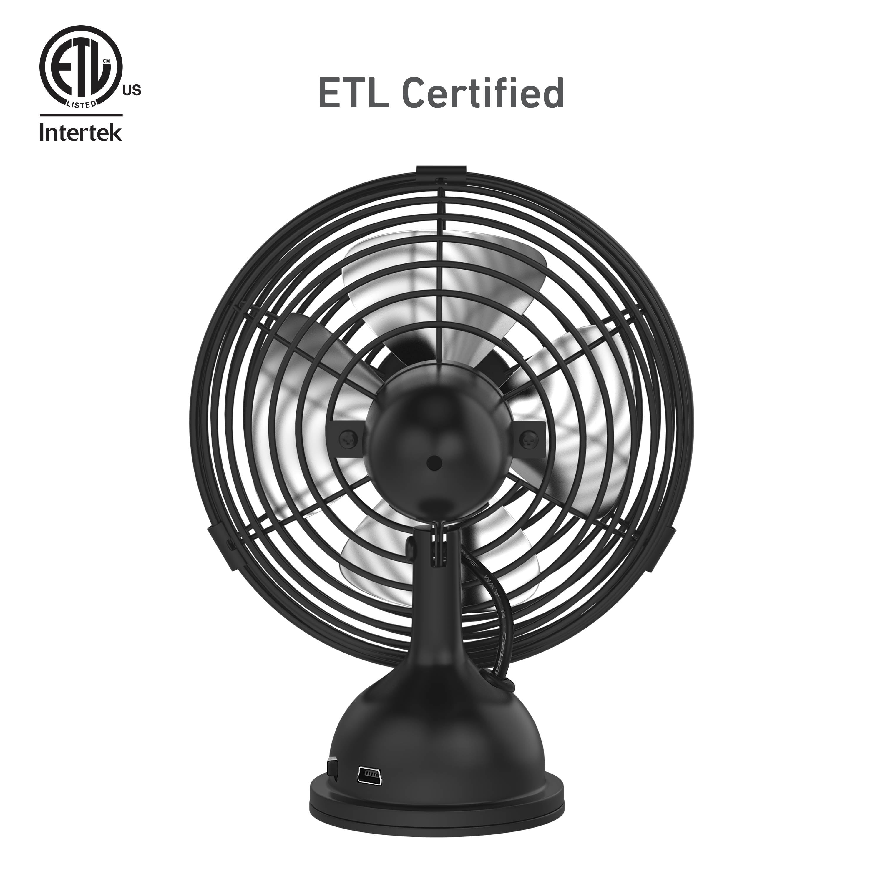Holmes 4 Inch Mini Heritage USB Desk Fan