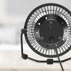 Holmes 4" Mini High-Velocity Personal Desk Fan with Adjustable 360° Head Tilt Black